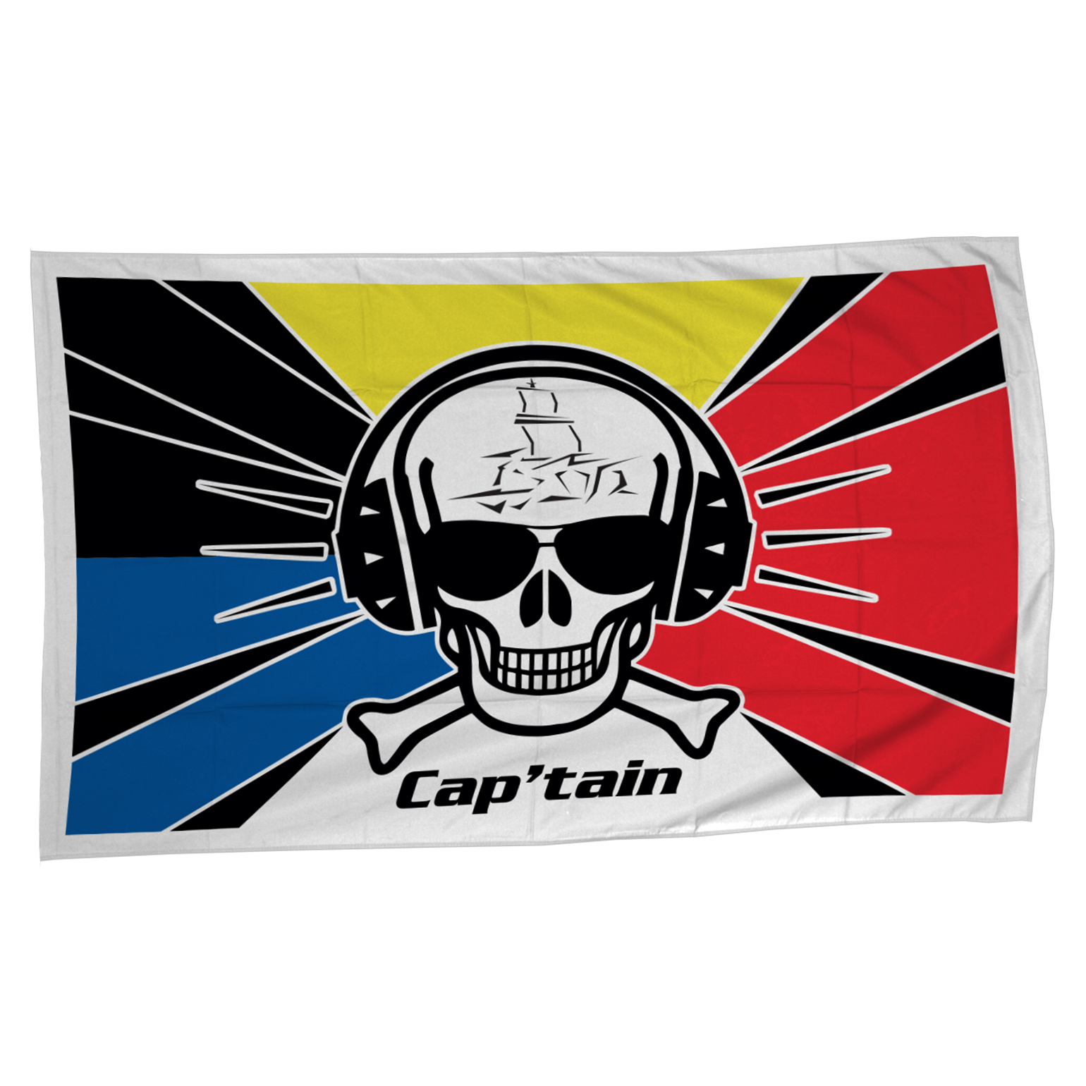 DRAPEAU CAP'TAIN FRANCO-BELGE | Complexe Cap'tain